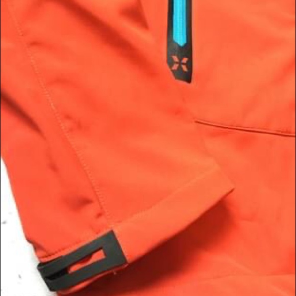 Orange Drawstring Fleece-Lined Jacket - NEW - Picture 4 of 5